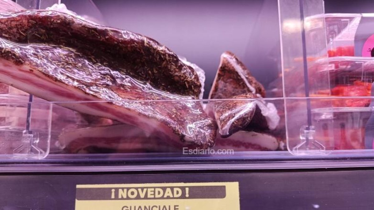 Guanciale italiano en Mercadona