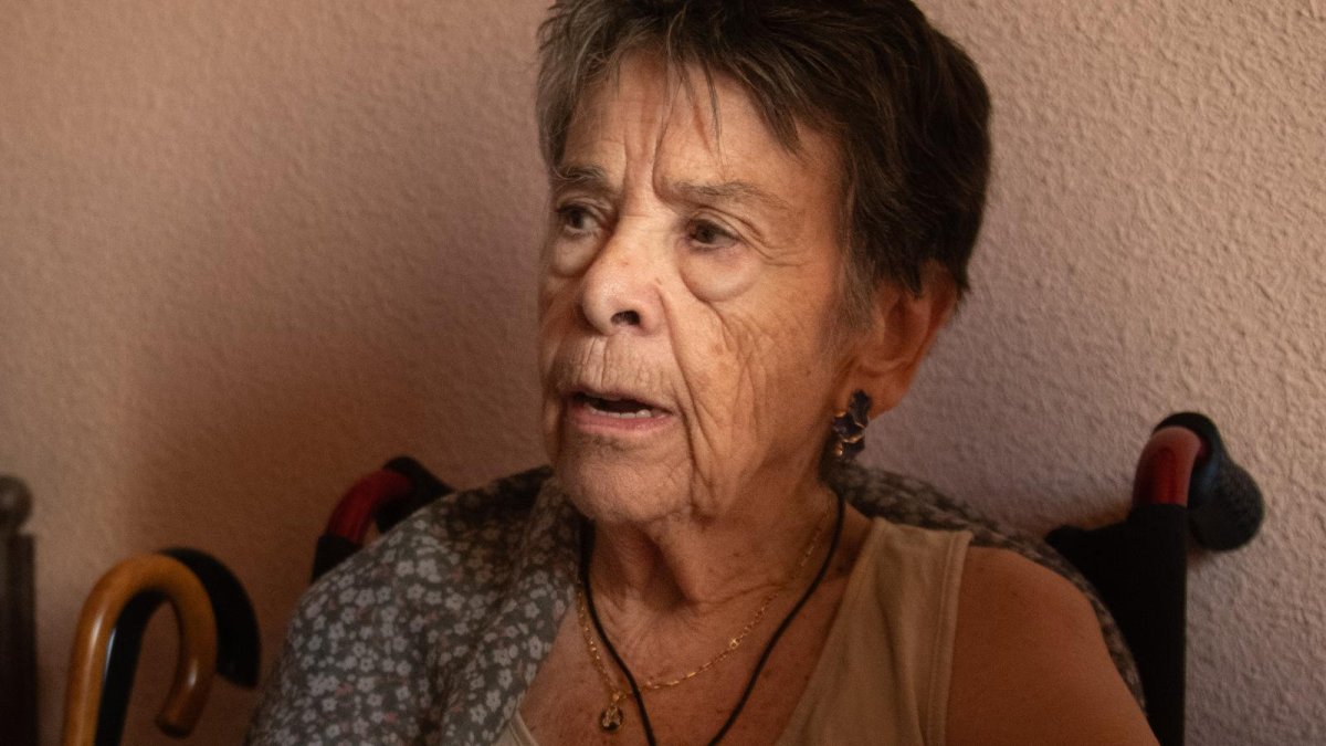 Maricarmen, justo antes de su desahucio