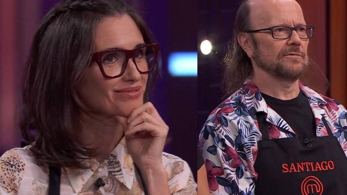 Paz Vega y Santiago Segura en Masterchef Celebrity Legends