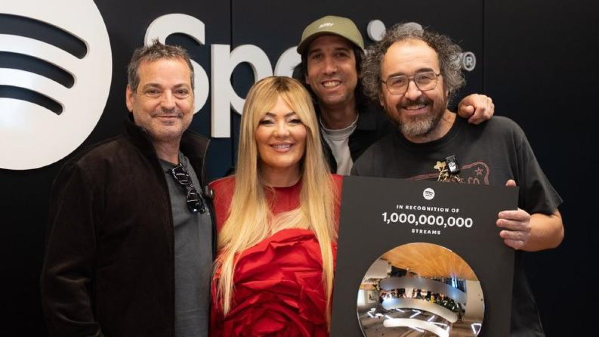 Rosas, de La Oreja de Van Gogh: 1000 millones de reproducciones en Spotify