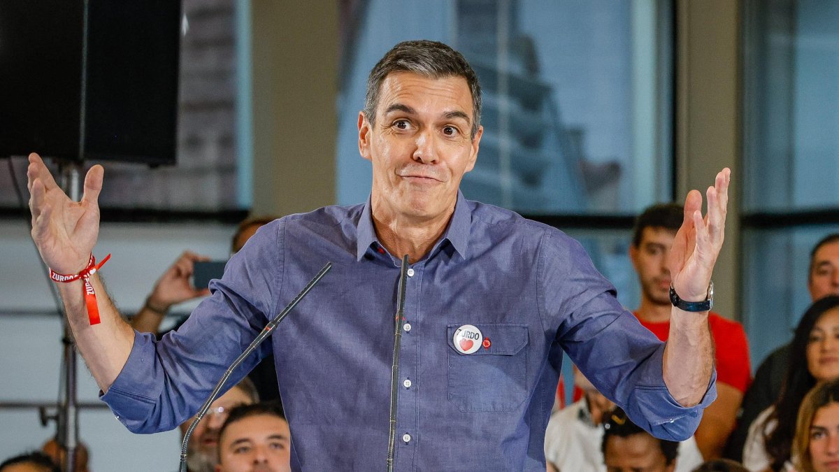 El presidente del Gobierno, Pedro Sánchez