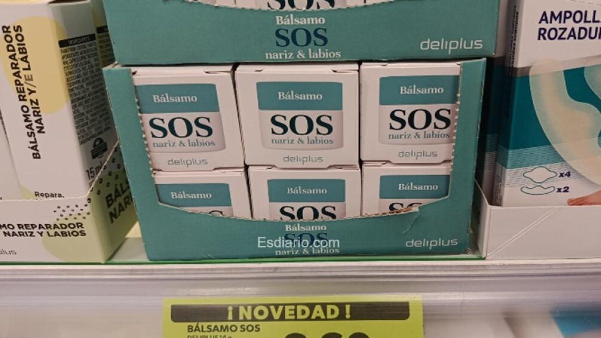 Bálsamo reparador SOS nariz & labios Deliplus