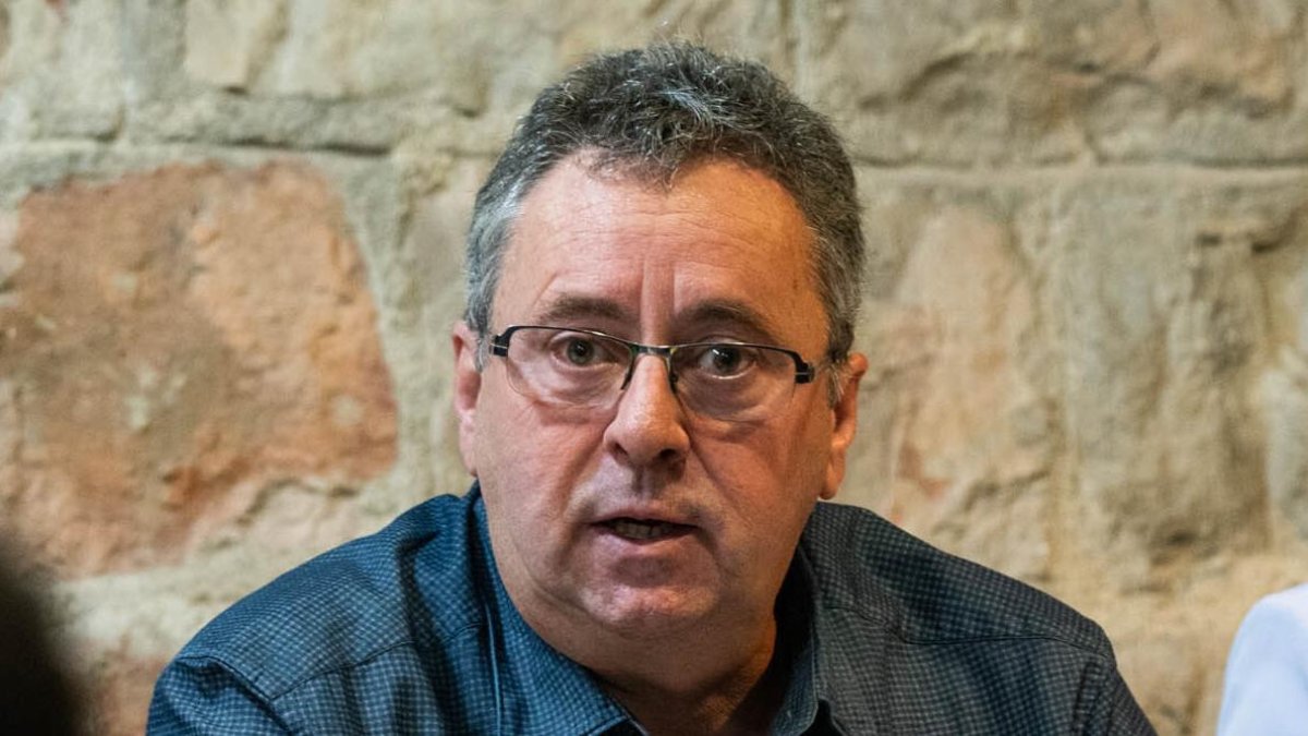 El portavoz del Sindicato Ferroviario, Rafael Escudero