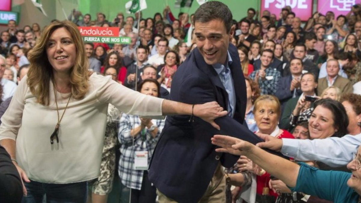 Pedro sánchez y Susana Díaz ya no disimulan.