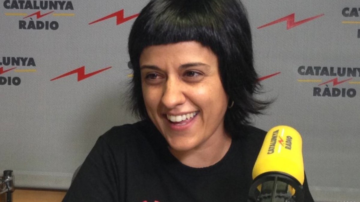 La diputada de la CUP, Anna Gabriel