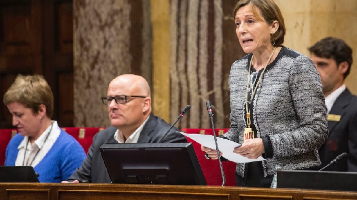 La presidenta del Parlament, Carmen Forcadell