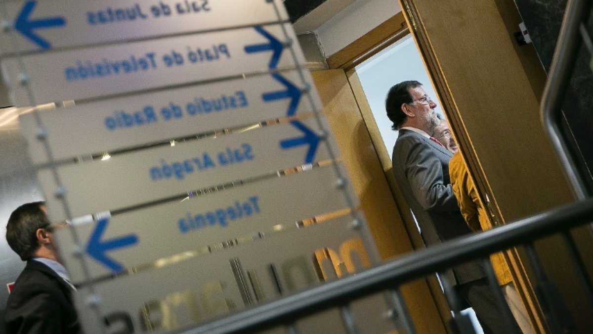 Mariano Rajoy, en la sede del PP para asistir al Comité Ejecutivo