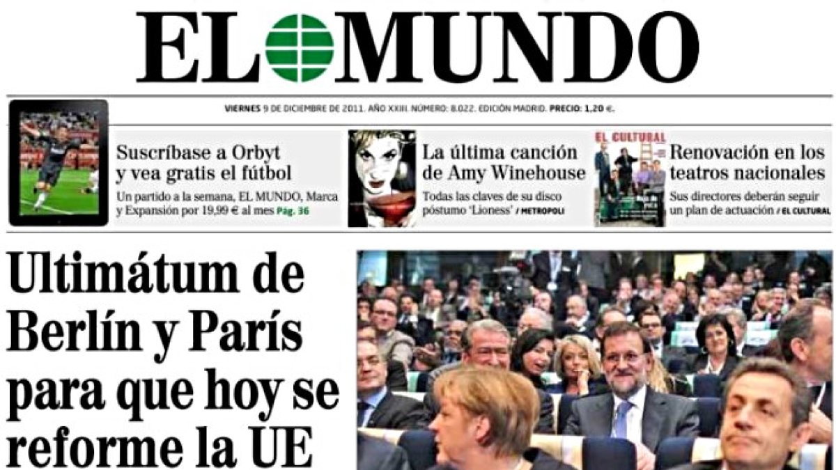 Corren malos tiempos para Unidad Editorial.