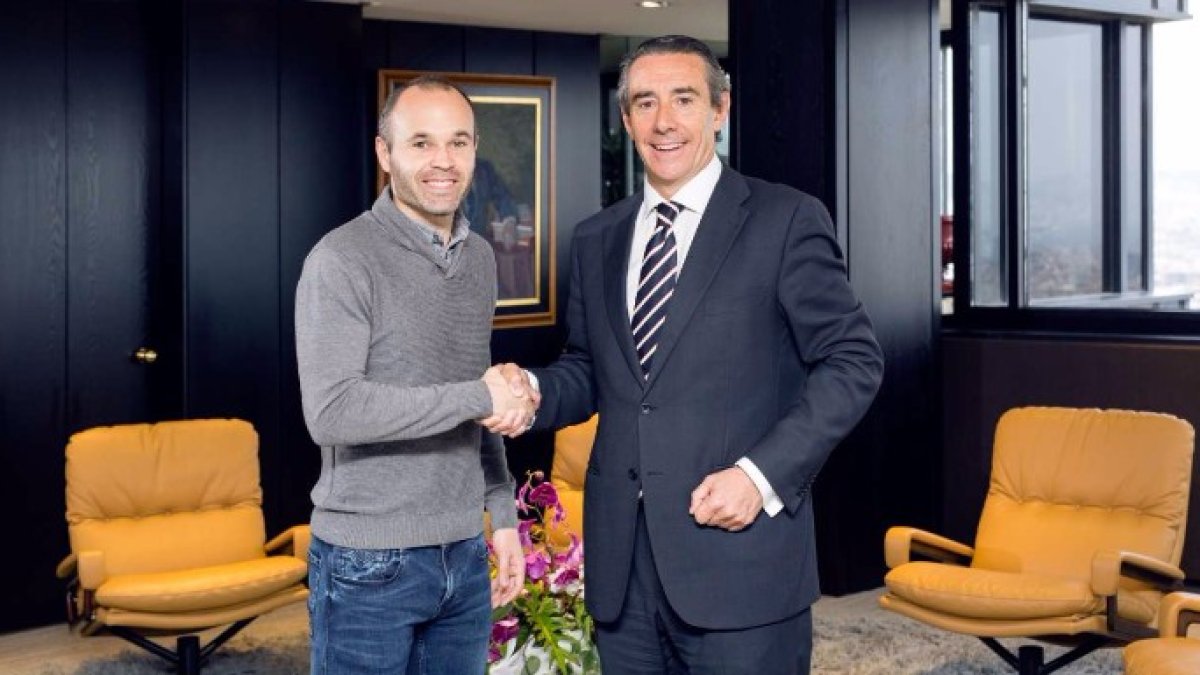 Andrés Iniesta, nuevo fichaje de CaixaBank