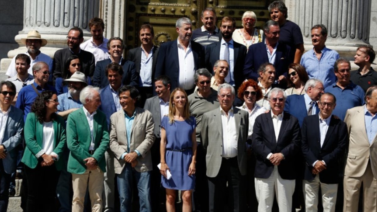 Miembros de la plataforma Libre e Iguales, muchos de ellos vinculados a UPyD