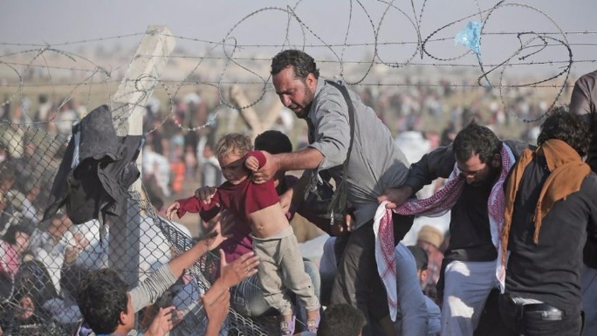 Refugiados sirios.