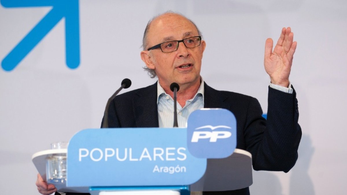 Montoro, en un acto del PP