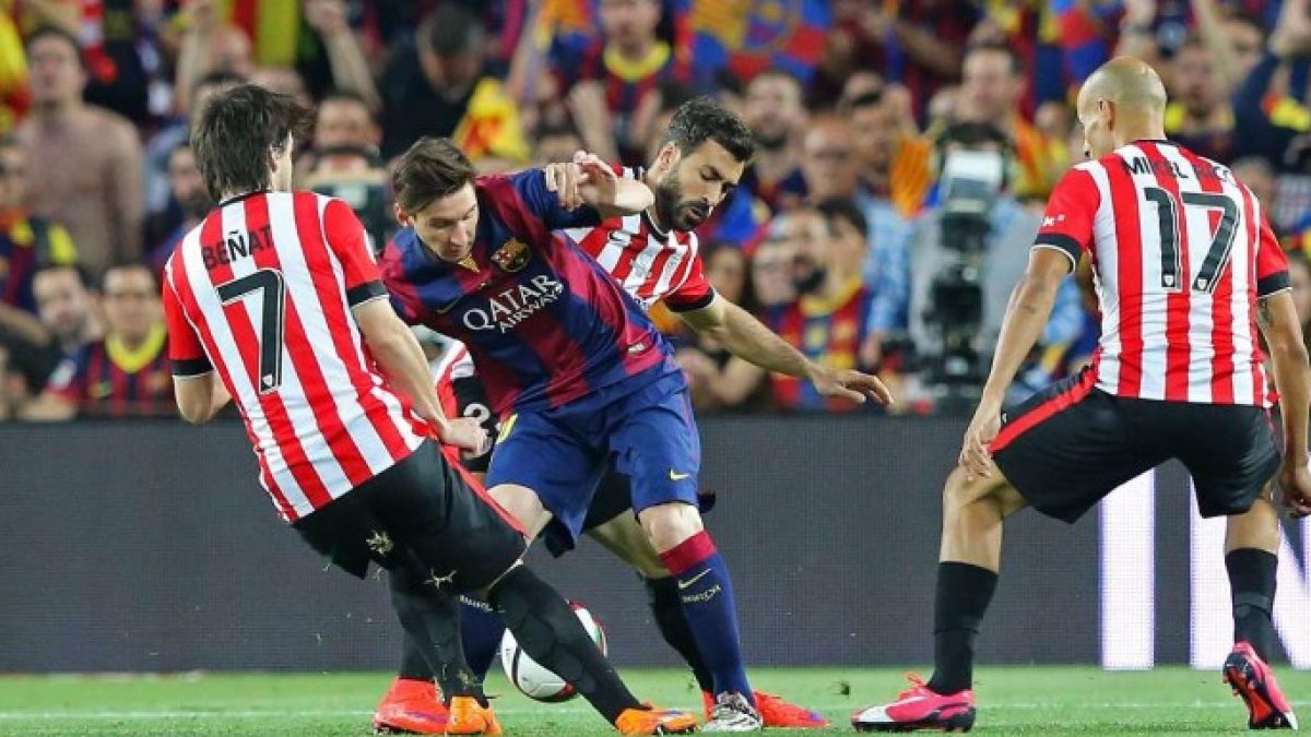 El Athletic y el Barcelona se enfrentan en cuartos de la Copa del Rey.