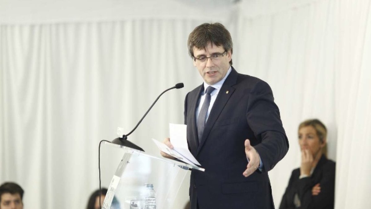 El presidente de la Generalitat, Carles Puigdemont