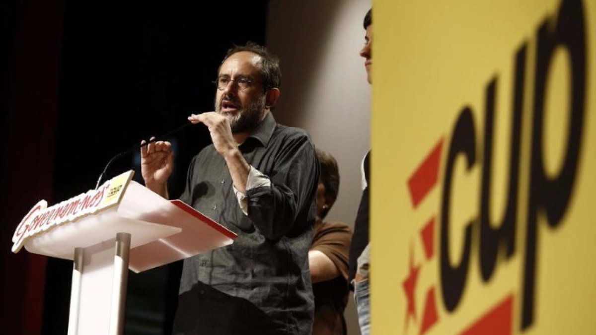 Antonio Baños, candidato de la CUP-