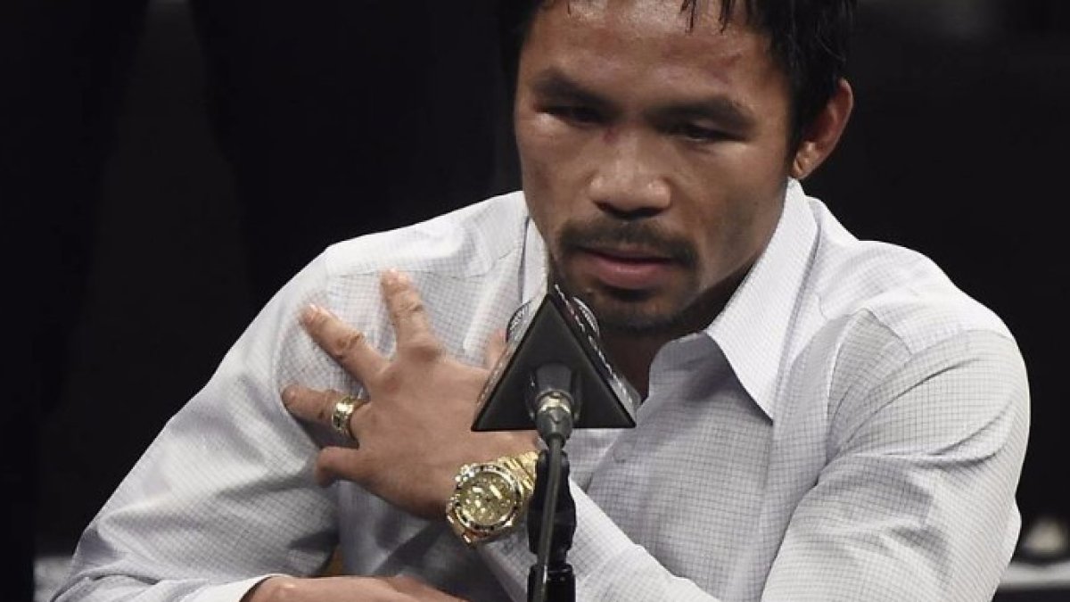 El boxeador se presenta a las elecciones en Filipinas para ocupar el cargo de senador.