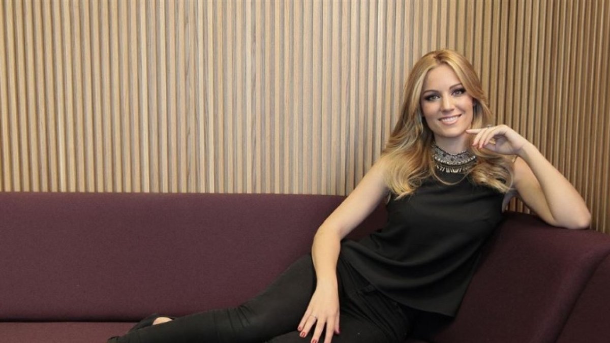 Edurne, cuando todavía sonreía feliz