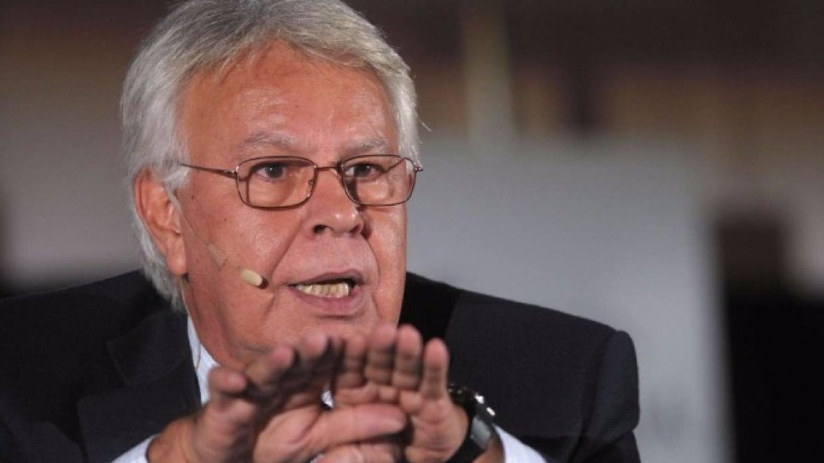 El expresidente del Gobierno y peso pesado del Partido Socialista, Felipe González.