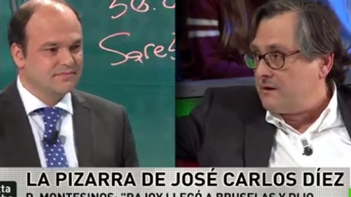 Marhuenda le recordó algunos datos a Díez.