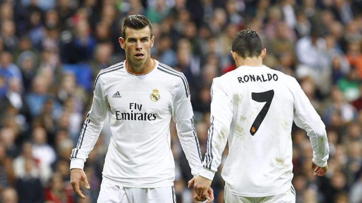 Gareth Bale y Cristiano Ronaldo.