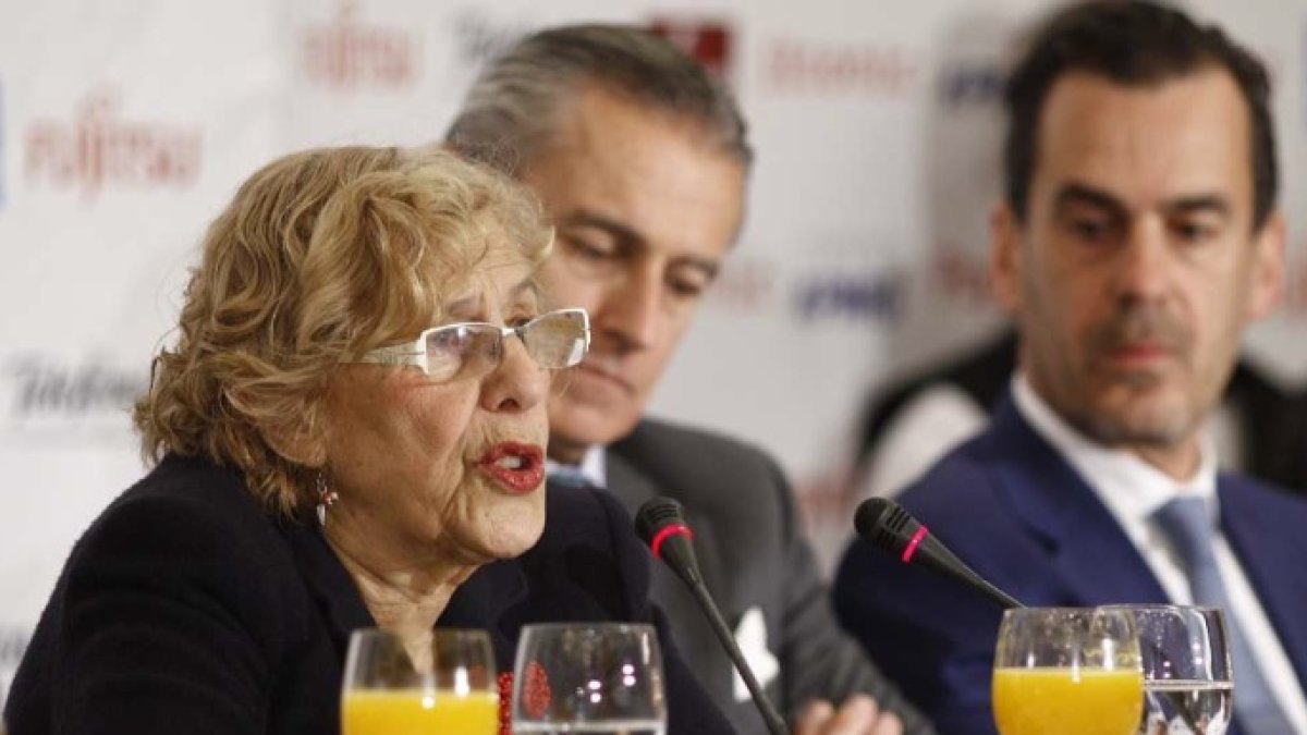 La alcaldesa de Madrid, Manuela Carmena