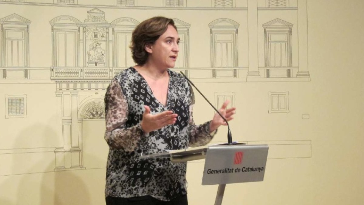 La alcaldesa de Barcelona, Ada Colau