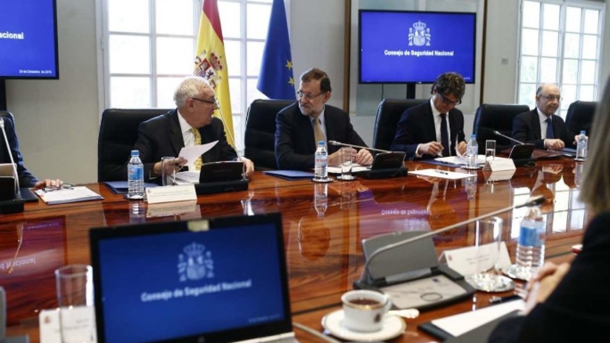 Rajoy preside una reunión del Consejo de Seguridad Nacional