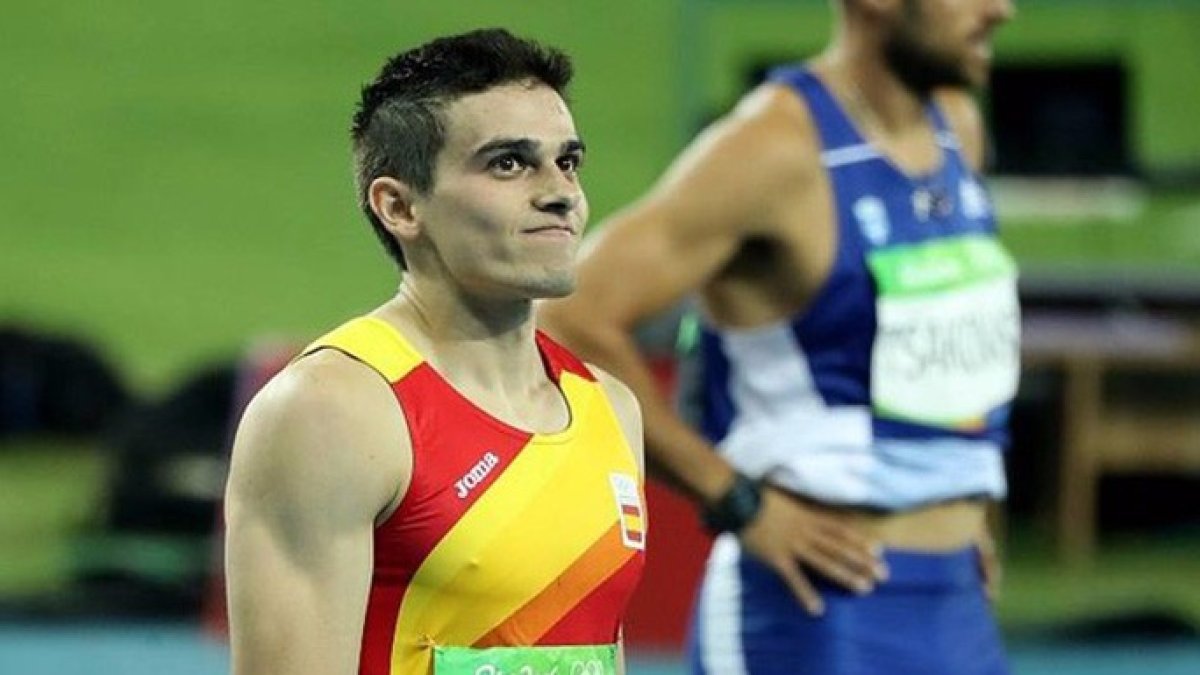 El atleta Bruno Hortelano.