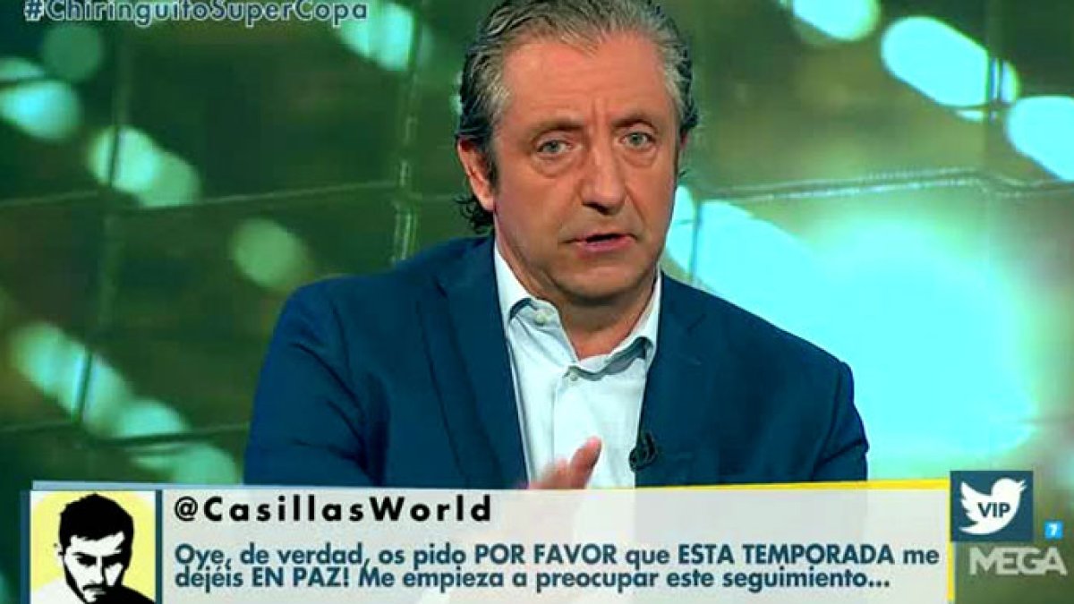 Casillas explota contra Pedrerol de madrugada en plena emisión de El Chiringuito