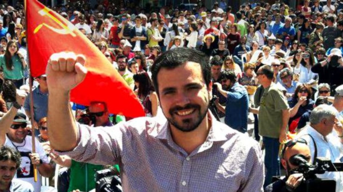 El coordinador general de IU y diputado de Unidos Podemos, Alberto Garzón