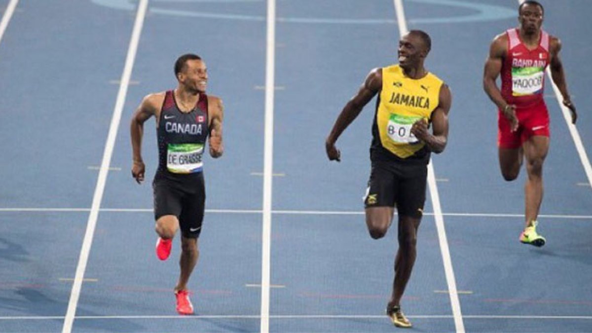El desternillante vídeo de Bolt en los 200 que ha desmoralizado a sus rivales