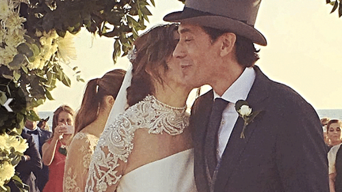 Una de las imágenes de la boda
