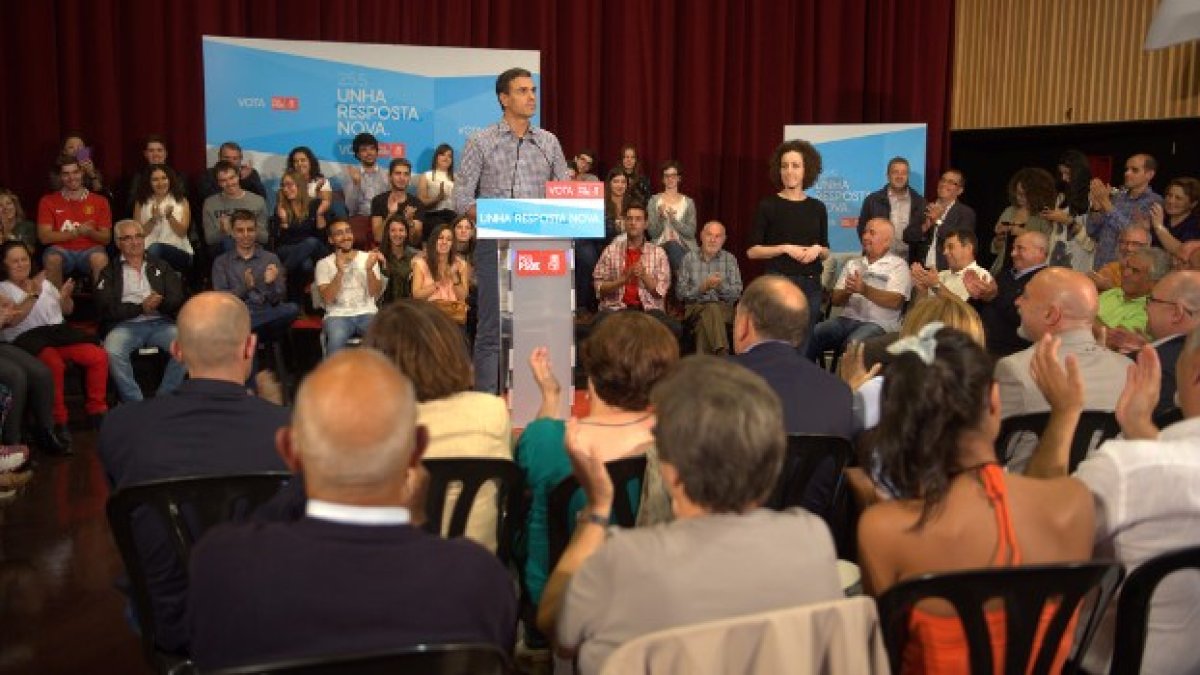 La acogida a Pedro Sánchez en Galicia no está siendo la que desearía.
