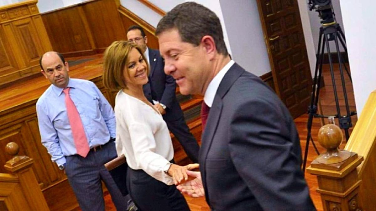 Cospedal y García-Page, en una foto de archivo.