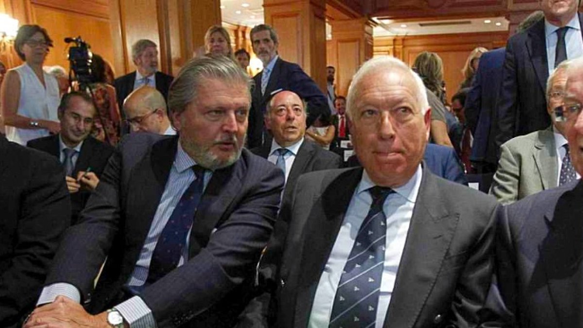 Méndez de Vigo y Margallo, juntos en un acto en una foto de archivo.