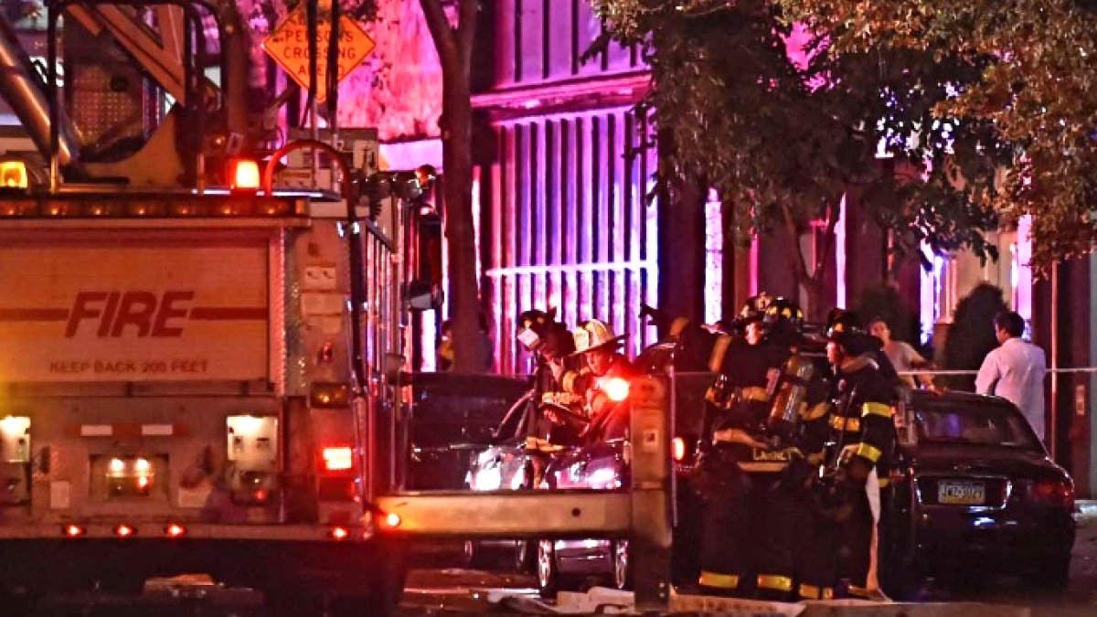 Imagen del barrio de Chelsea, poco después de la explosión.