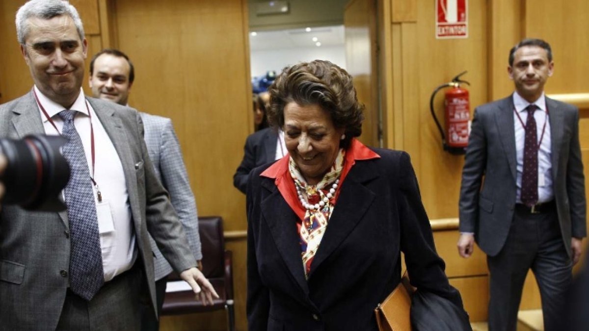 La senadora Ritá Barberá, en la Cámara Alta