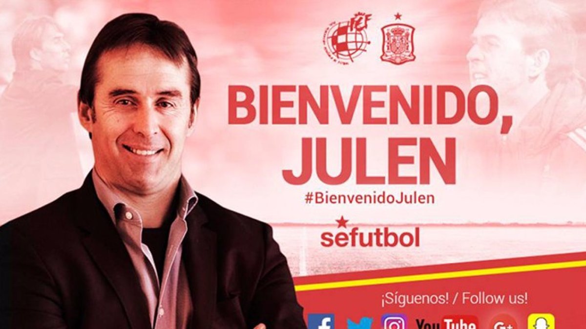 La Roja apuesta por la continuidad: Julen Lopetegui nuevo seleccionador nacional
