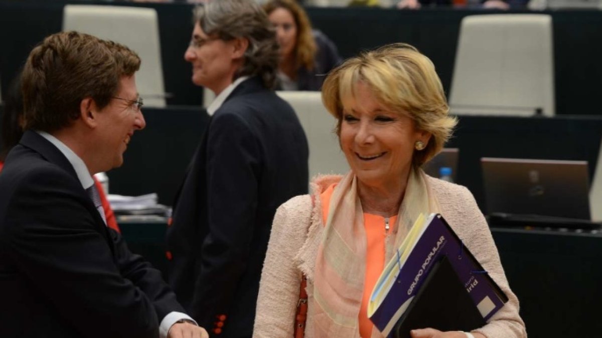 Aguirre, en el pleno del Ayuntamiento de Madrid
