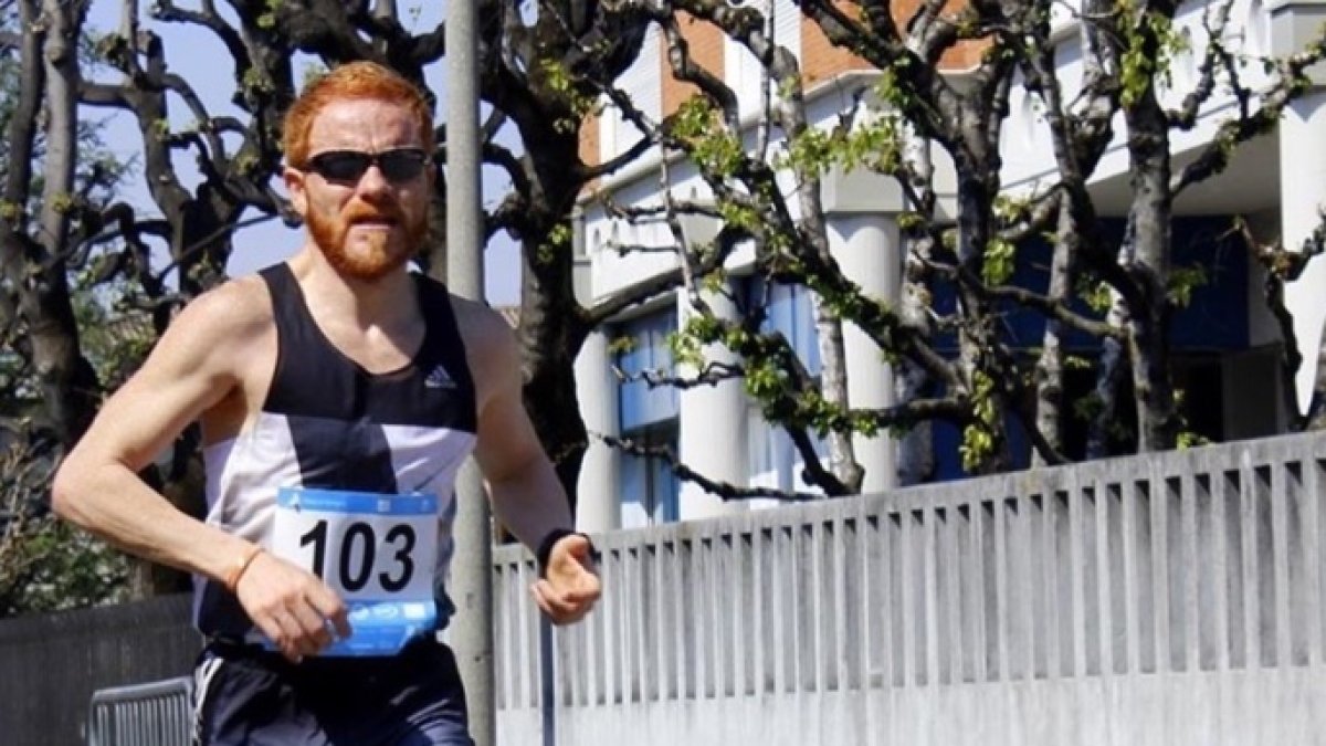 Iván Ramírez durante una carrera.