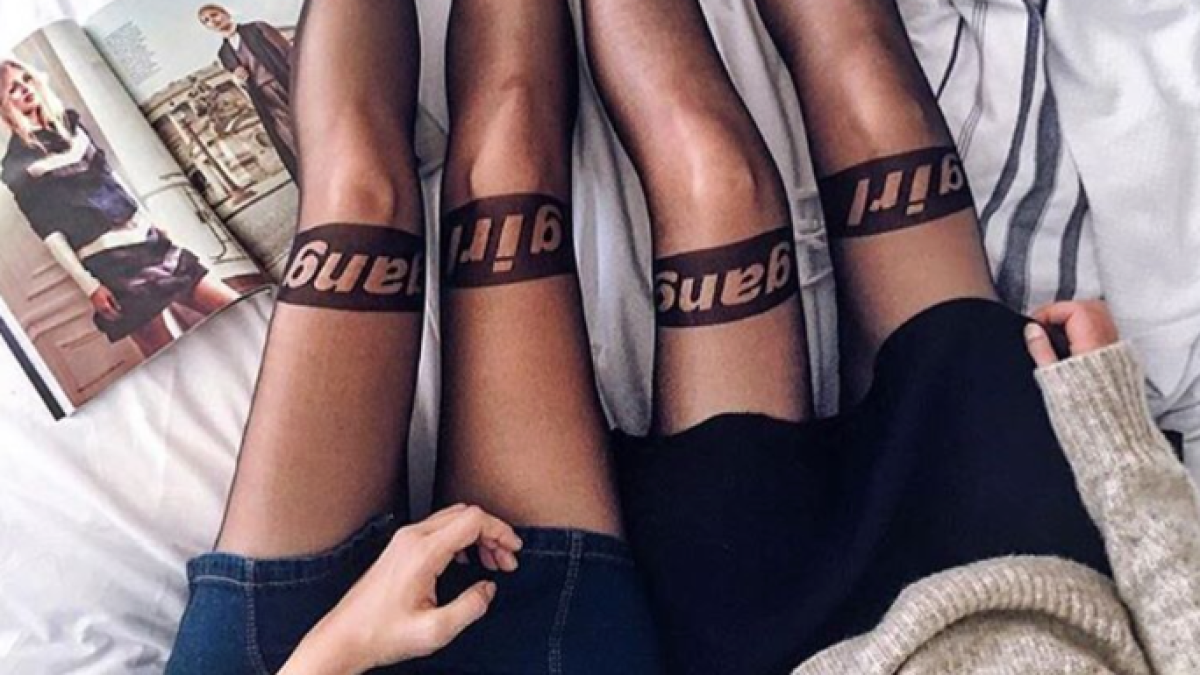 Luce mensajes en las medias. (Instagram)