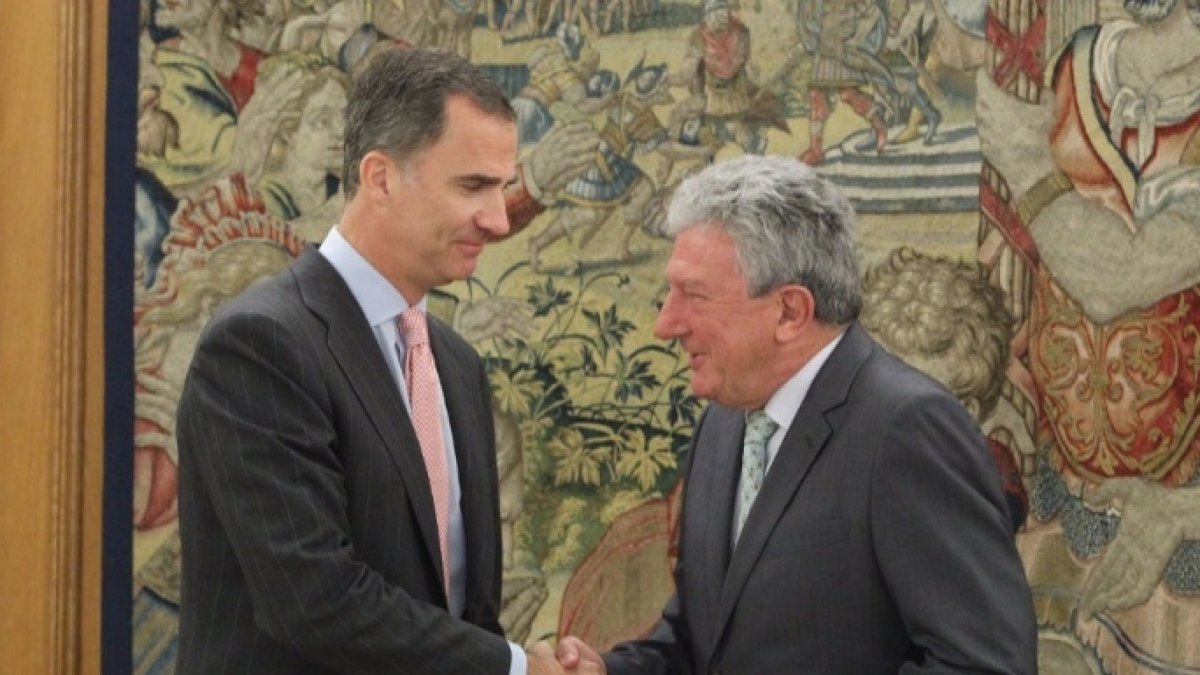 El Rey recibe en audiencia al diputado de Nueva Canarias, Pedro Quevedo
