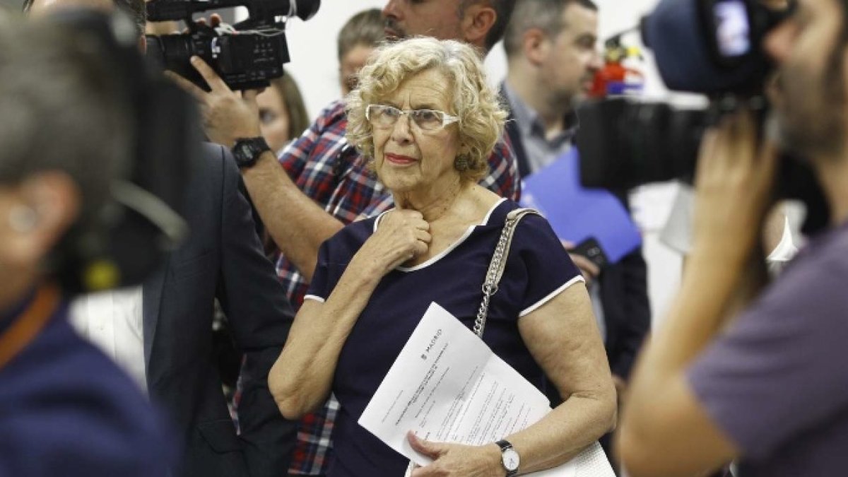 La alcaldesa de Madrid, Manuela Carmena