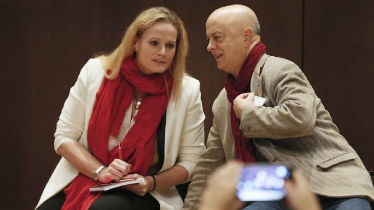 Zaida Cantera y Odón Elorza, los 