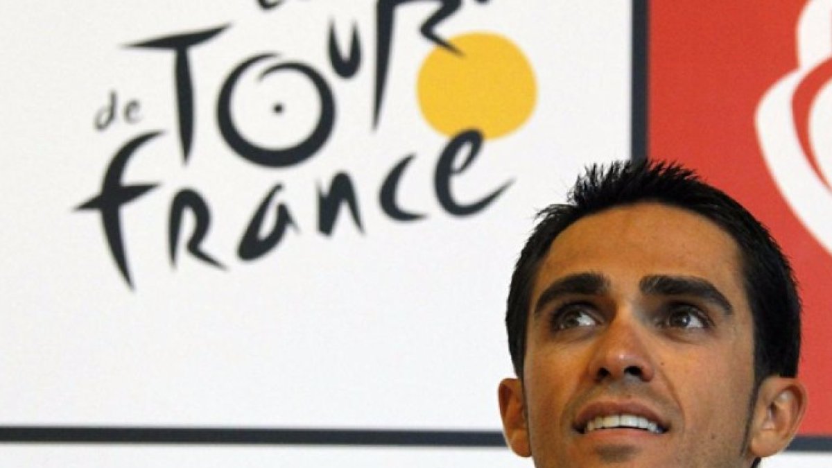 El ciclista Alberto Contador.