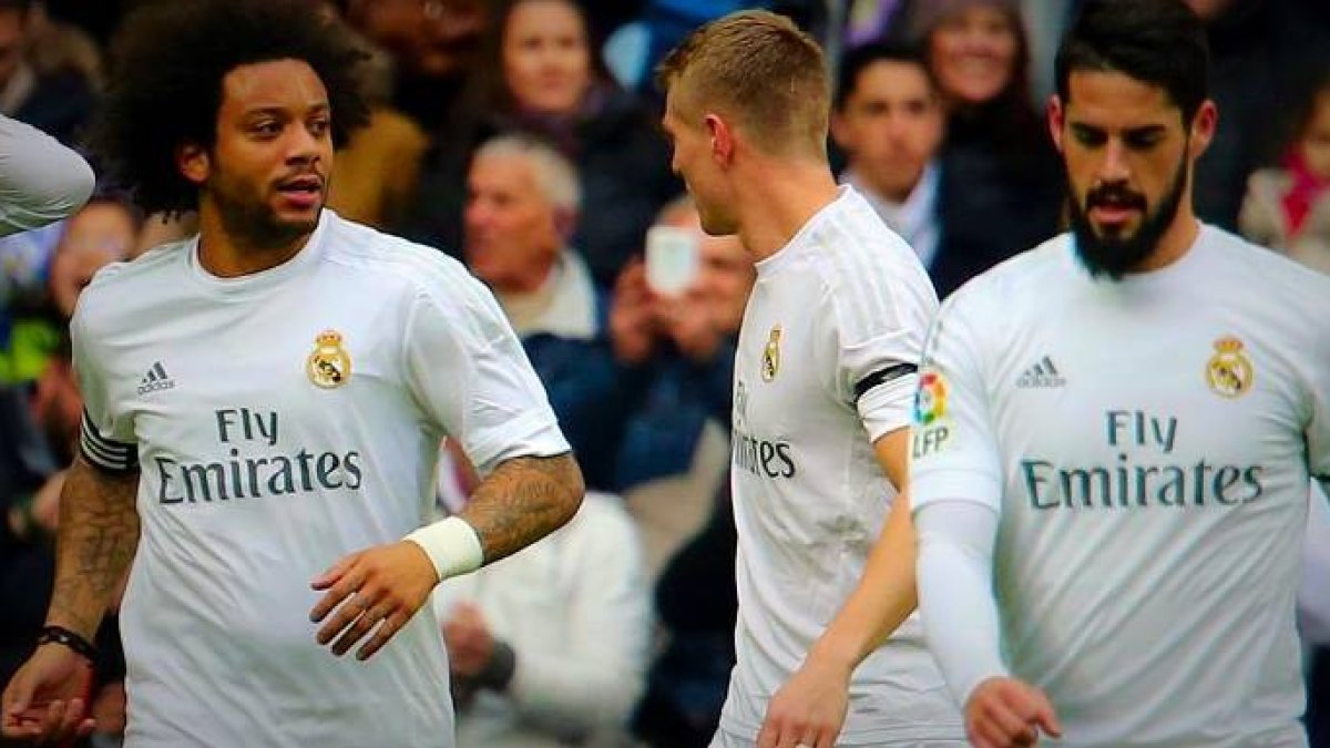 Marcelo y Kross durante un partido esta temporada.