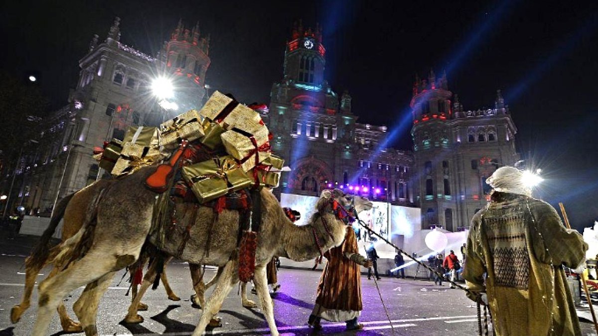 Imagen de la Cabalgata de Reyes de Madrid.