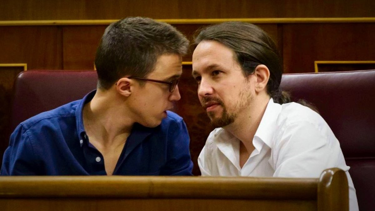 Inigo Errejón y Pablo Iglesias, a