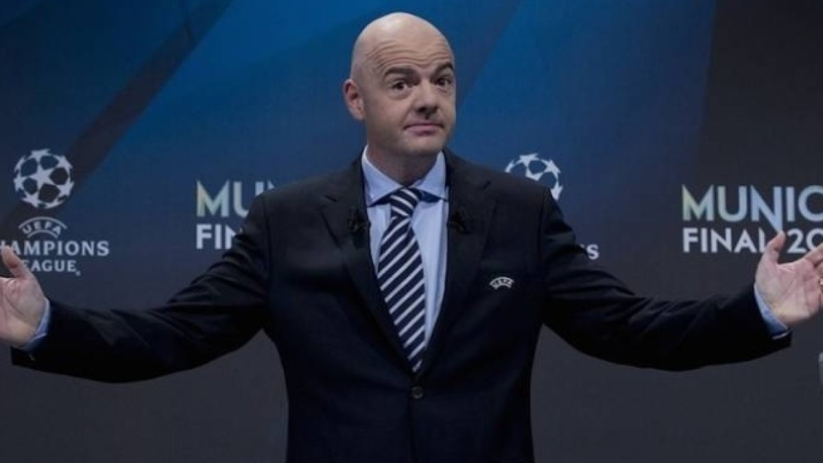 El presidente de la UEFA, Gianni Infantino.