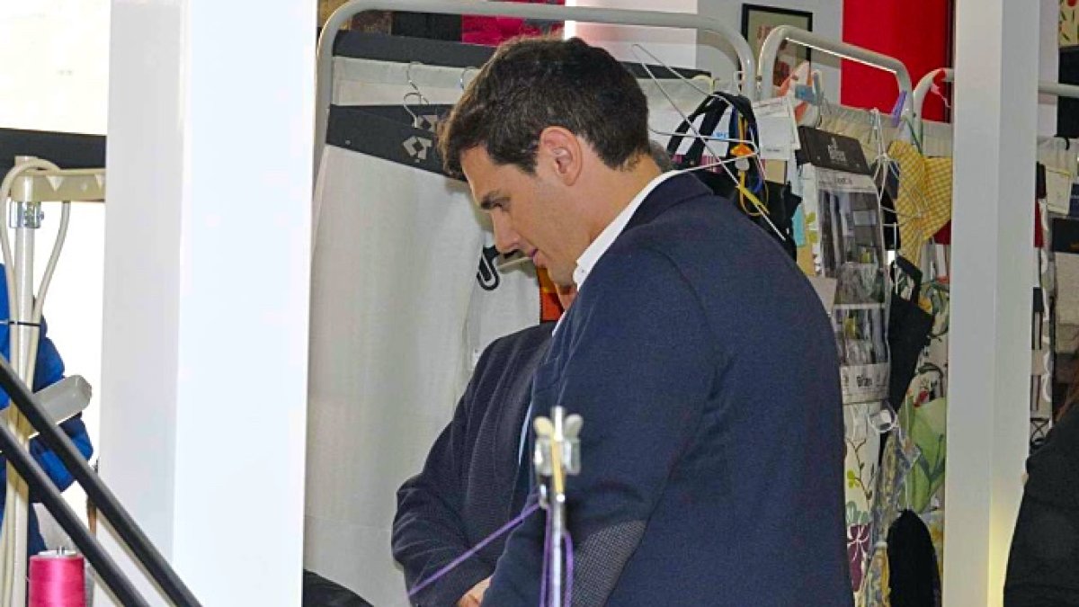 Albert Rivera, esta semana durante una visita a Zaragoza.